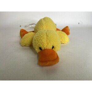 Gund Quackerjack Duck Yellow Laying Stuffed Animal Plush Toy 5262